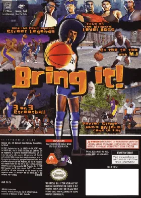 NBA Street box cover back